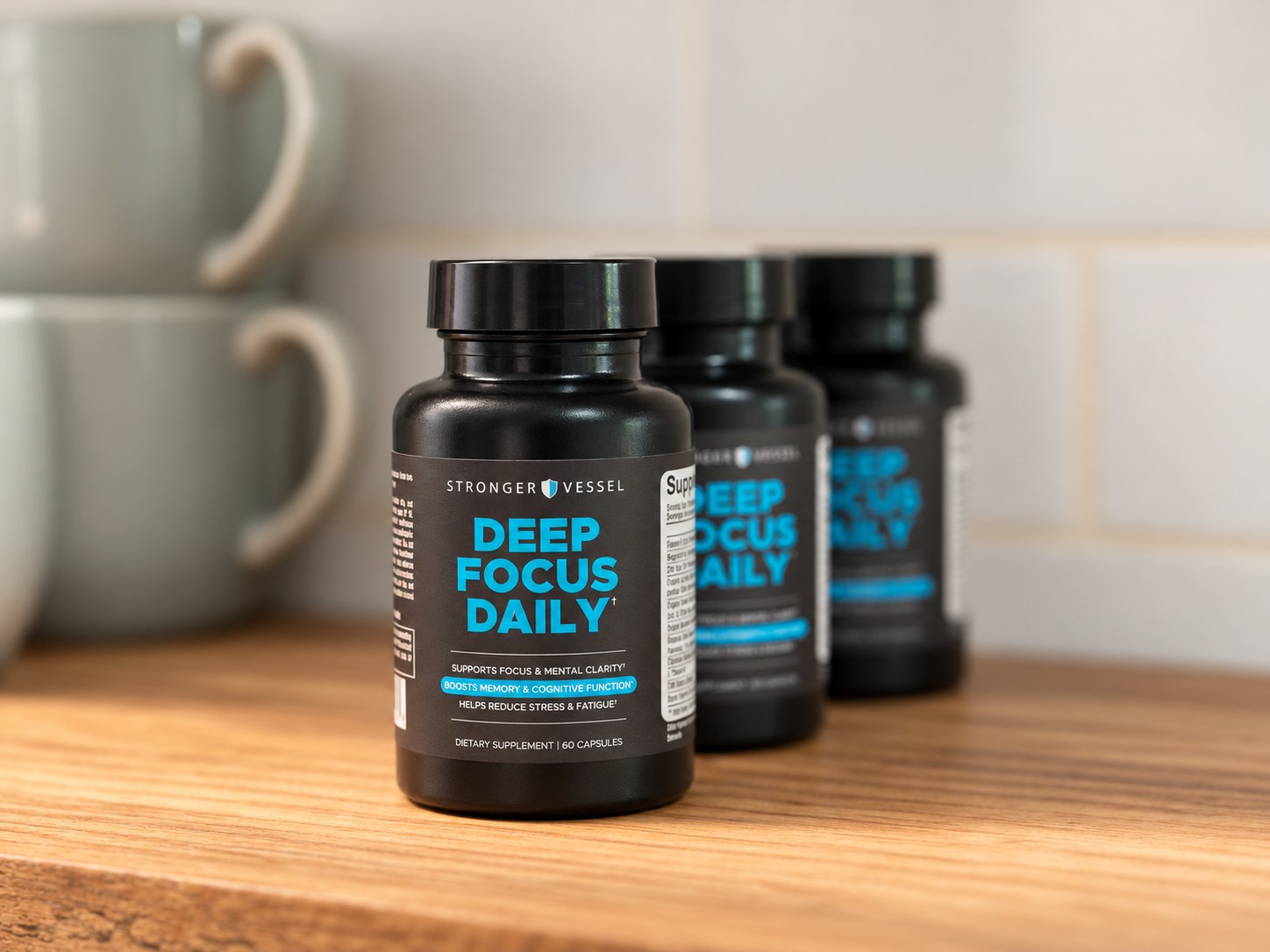 Deep Focus Daily wood trio lifestyle